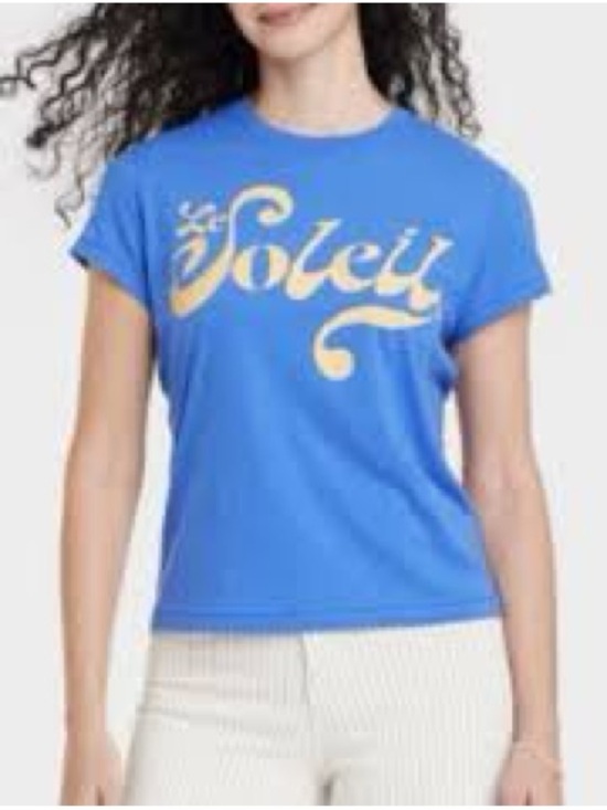Universal Thread Tops - Universal Thread Women's 'Le Soleil' Graphic T-Shirt